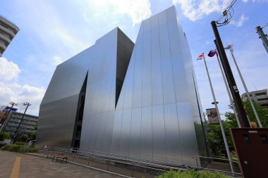 Sumida Hokusai Müzesinde Sumida City, Tokyo, Japonya 'daki Katsushika Hokusai' nin yaşamı ve sanatıyla ilgili sergiler yer alıyor.