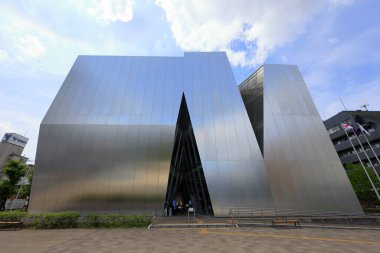 Sumida Hokusai Müzesinde Sumida City, Tokyo, Japonya 'daki Katsushika Hokusai' nin yaşamı ve sanatıyla ilgili sergiler yer alıyor.