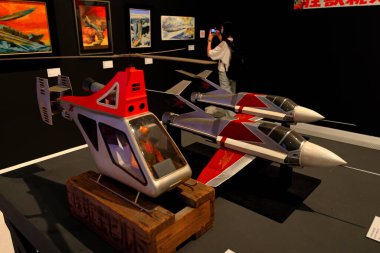Aomori Sanat Müzesi 'nde Hideaki Anno sergisi, Aomori, Japonya' da çağdaş sergi sanatı