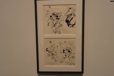 Aomori Sanat Müzesi 'nde Hideaki Anno sergisi, Aomori, Japonya' da çağdaş sergi sanatı