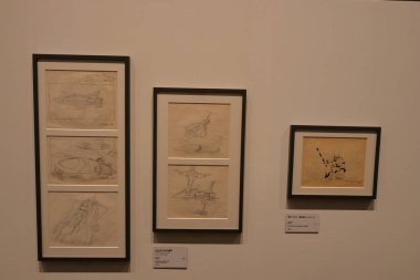  Aomori Sanat Müzesi 'nde Hideaki Anno sergisi, Aomori, Japonya' da çağdaş sergi sanatı