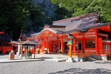 Nachisan, Nachikatsuura, Wakayama, Japonya 'daki Kumano-Nachi Büyük Tapınağı