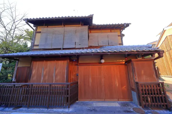  Kiyomizu-dera tapınağı yakınlarındaki geleneksel binalar, Kiyomizu 'daki bir Budist Tapınağı, Higashiyama Ward, Kyoto Japonya.