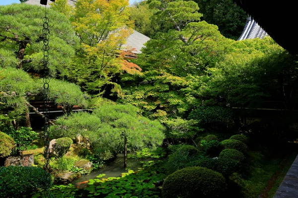 Garden at Eikan-do Temple, a major Buddhist temple with ancient art and Zen garden in Kyoto, Japan