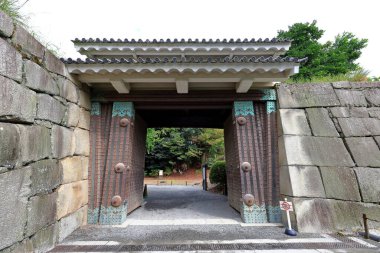 Nijo Kalesi, Nijojocho, Nakagyo Ward, Kyoto, Japonya 'daki Shogun Leyasu' nun evi.