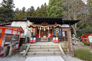 Yamadera, Yamagata, Japonya 'daki bir Budist tapınağı olan Rissyakuji Tapınağı (Yamadera)