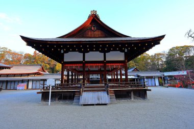Shimogamo Tapınağı, Shimogamo Izumikawacho 'da bir Shinto tapınağı, Sakyo Ward, Kyoto, Japonya 