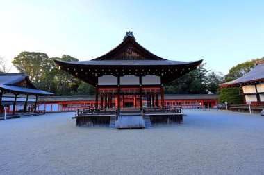 Shimogamo Tapınağı, Shimogamo Izumikawacho 'da bir Shinto tapınağı, Sakyo Ward, Kyoto, Japonya 