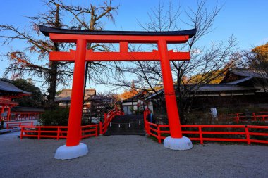Shimogamo Tapınağı, Shimogamo Izumikawacho 'da bir Shinto tapınağı, Sakyo Ward, Kyoto, Japonya 