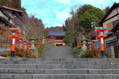 Kurama-dera Tapınağı, Kuramahonmachi, Sakyo Ward, Kyoto, Japonya 'daki tarihi bir Budist tapınağı.