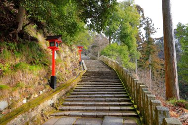 Kurama-dera Temple, a Historic Buddhist temple at Kuramahonmachi, Sakyo Ward, Kyoto, Japan clipart