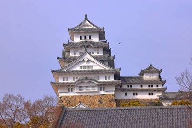 Himeji Kalesi 1333 tarihli Iconic kalesi Honmachi, Himeji, Hyogo, Japonya