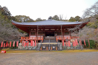 Daigo-ji Tapınağı 5 katlı bir Budist tapınağı, Daigohigashiojicho, Fushimi Ward, Kyoto, Japonya 
