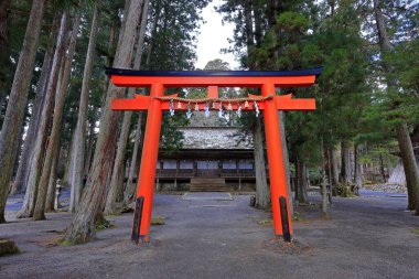 Kongobu-ji Danjo Garan bölgesindeki tapınak, Koyasan, Koya, Ito Bölgesi, Wakayama, Japonya 'daki tarihi Budist tapınağı kompleksi.