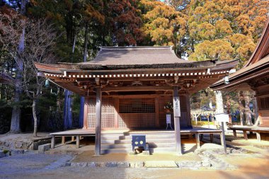 Kongobu-ji Danjo Garan bölgesindeki tapınak, Koyasan, Koya, Ito Bölgesi, Wakayama, Japonya 'daki tarihi Budist tapınağı kompleksi.