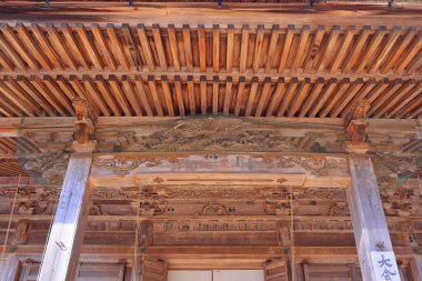 Kongobu-ji Danjo Garan bölgesindeki tapınak, Koyasan, Koya, Ito Bölgesi, Wakayama, Japonya 'daki tarihi Budist tapınağı kompleksi.