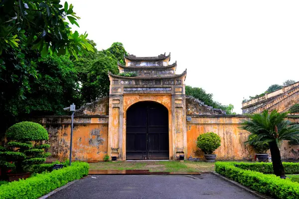 stock image Imperial Citadel of Thang Long (Hoang Thanh Thang Long) Imperial citadel complex at Hoang Dieu, Dien Bien, Ba Dinh, Ha Noi, Vietnam