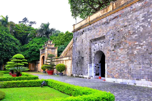 stock image Imperial Citadel of Thang Long (Hoang Thanh Thang Long) Imperial citadel complex at Hoang Dieu, Dien Bien, Ba Dinh, Ha Noi, Vietnam