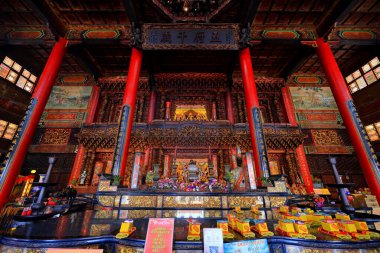 Orthodox Luermen Shengmu Temple, Chinese-style temple dating from 1661 at  Chengan Rd, Annan District, Tainan, Taiwan clipart