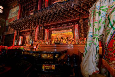 Orthodox Luermen Shengmu Temple, Chinese-style temple dating from 1661 at  Chengan Rd, Annan District, Tainan, Taiwan clipart