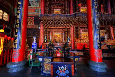 Ortodoks Luermen Shengmu Tapınağı, Çin usulü tapınak 1661 'den kalma Chengan Bulvarı, Annan Bölgesi, Tainan, Tayvan