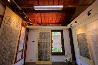 The calligrapher Zhu Jiuying house near banyan trees house at Gubao St, Anping District, Tainan, Taiwan  clipart