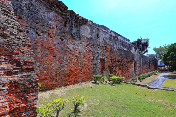 stock image Anping Old Fort, 17th-century fortress built by the Dutch East India Company at Guosheng Rd, Anping District, Tainan, Taiwan