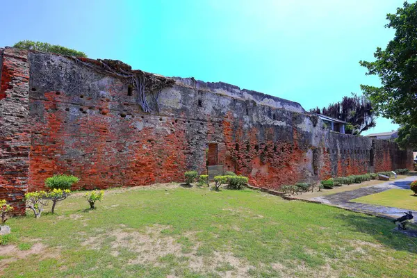 stock image Anping Old Fort, 17th-century fortress built by the Dutch East India Company at Guosheng Rd, Anping District, Tainan, Taiwan