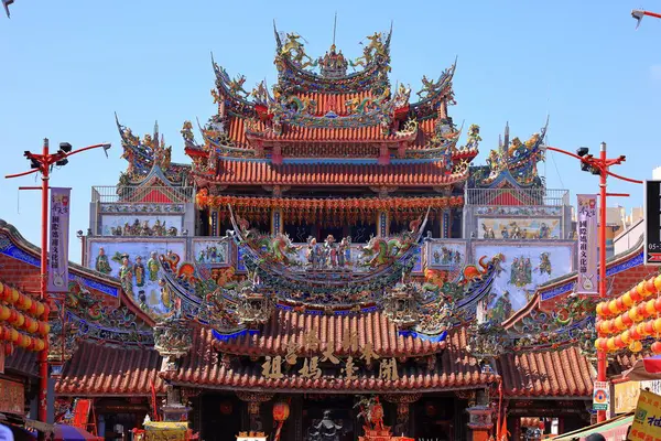 stock image  Xingang Fengtian Temple dedicated to Matsu at Xingang Township, Chiayi County, Taiwan