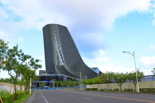 stock image Kaohsiung Port Cruise Terminal at Haibian Rd, Lingya District, Kaohsiung City, Taiwan