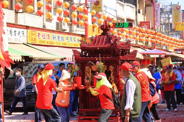 stock image Xingang Fengtian Temple dedicated to Matsu at Xingang Township, Chiayi County, Taiwan