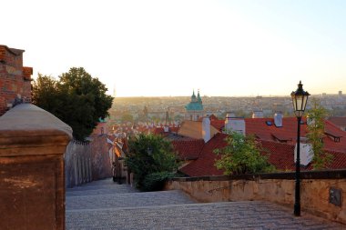 View of Prague from Prague Castle, Prague Czech (Prazsky hrad, Praha, Czechia) clipart