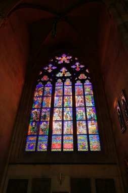 Saint Vitus Katedrali (Katedrala sv. Prag Şatosu, Prag Çekçe (Prazsky Hrad, Praha, Çek Cumhuriyeti))