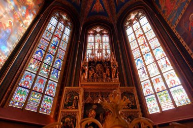 Saint Vitus Katedrali (Katedrala sv. Prag Şatosu, Prag Çekçe (Prazsky Hrad, Praha, Çek Cumhuriyeti))