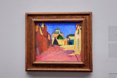 Albertina 'da resim ve sanat eserleri, sanat müzesi, 19. yüzyıl Habsburg sarayı eski ana baskı koleksiyonları ve 20. yüzyıl sanat eserleri Wien' de (Viyana), Avusturya