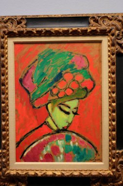 Albertina 'da resim ve sanat eserleri, sanat müzesi, 19. yüzyıl Habsburg sarayı eski ana baskı koleksiyonları ve 20. yüzyıl sanat eserleri Wien' de (Viyana), Avusturya