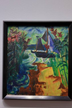 Albertina 'da resim ve sanat eserleri, sanat müzesi, 19. yüzyıl Habsburg sarayı eski ana baskı koleksiyonları ve 20. yüzyıl sanat eserleri Wien' de (Viyana), Avusturya