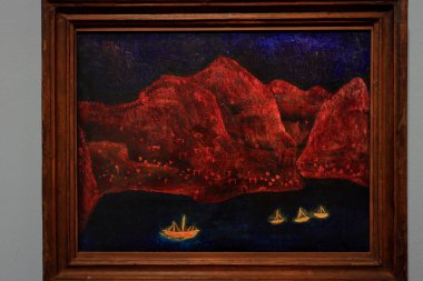 Albertina 'da resim ve sanat eserleri, sanat müzesi, 19. yüzyıl Habsburg sarayı eski ana baskı koleksiyonları ve 20. yüzyıl sanat eserleri Wien' de (Viyana), Avusturya