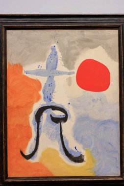 Albertina 'da resim ve sanat eserleri, sanat müzesi, 19. yüzyıl Habsburg sarayı eski ana baskı koleksiyonları ve 20. yüzyıl sanat eserleri Wien' de (Viyana), Avusturya