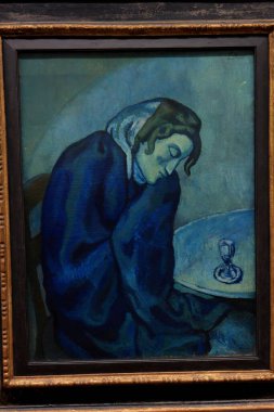 Albertina 'da resim ve sanat eserleri, sanat müzesi, 19. yüzyıl Habsburg sarayı eski ana baskı koleksiyonları ve 20. yüzyıl sanat eserleri Wien' de (Viyana), Avusturya