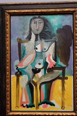 Albertina 'da resim ve sanat eserleri, sanat müzesi, 19. yüzyıl Habsburg sarayı eski ana baskı koleksiyonları ve 20. yüzyıl sanat eserleri Wien' de (Viyana), Avusturya