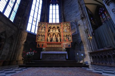 St. Stephen Katedrali, Domkirche St. Stephan, Viyana, Avusturya 'daki Ortaçağ Katolik ibadethanesi