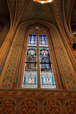 Budapeşte Macaristan 'da Kral Matthias' ın adını taşıyan Budin Kalesi 'nin Leydisi Kilisesi.