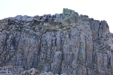 Skye Adası, İskoçya, İngiltere 'nin döngü yolunun manzarası