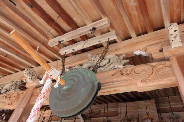 Sakuramotobo Tapınağı, Yoshinoyama 'da bir Budist tapınağı, Yoshino Bölgesi, Nara, Japonya 