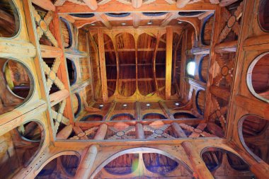 Borgund Stave Kilisesi ve ek binalar, 1180 civarında inşa edilmiş ve Norveç, Borgund 'da yer alıyor..