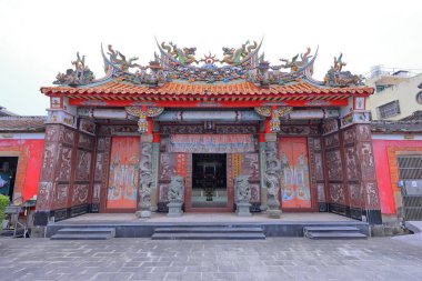 Tsai family temple, near Daxi Old Street, a famous sightseeing old street in Daxi District, Taoyuan City, Taiwan