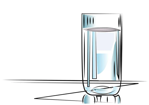 Vattendroppe Isolerade Ikon Vektor Illustration Design — Stock vektor