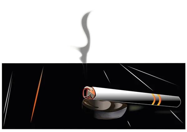 Les Cigares Symbolisent Noblesse Vie Spéciale Statut Social Leur Fumage — Photo