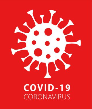 Coronavirus COVID-19. Vektör illüstrasyonu